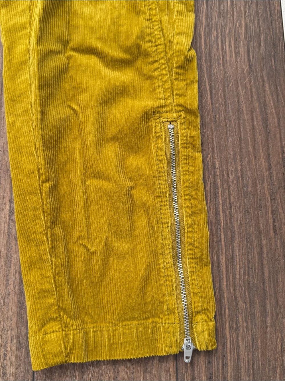 Pilcro Mustard Yellow Corduroy Pants | Size: 27 - Picture 2 of 6